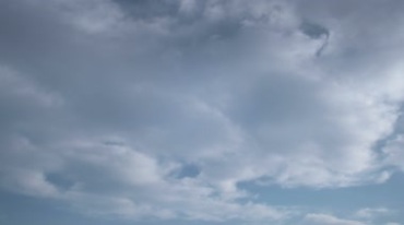 天空云层移动实拍视频素材