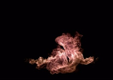 火团火焰球燃烧黑屏抠像特效视频素材