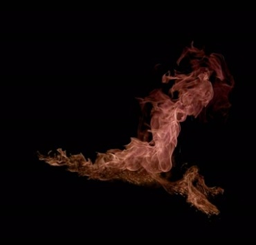 火焰火团大火燃烧黑屏抠像特效视频素材