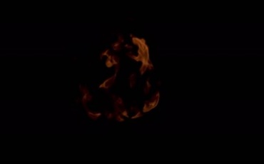 火焰球火团燃烧黑屏抠像特效视频素材