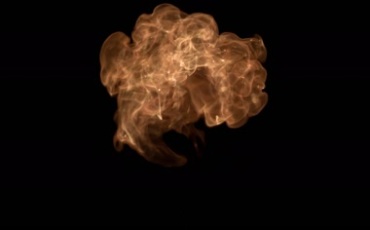 爆炸火团火球腾起黑屏抠像特效视频素材