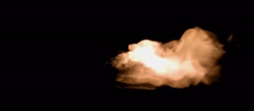 火团火球飞过黑屏抠像长屏特效视频素材