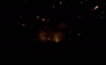 爆炸火焰碎片迸飞视频素材