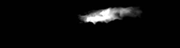 烟团火焰团火球火团空中飞过长屏幕抠像视频素材