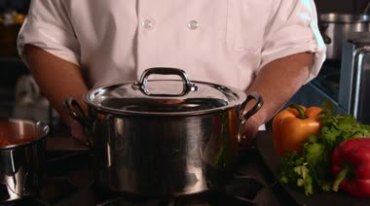 厨师西餐意大利面视频素材