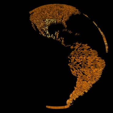 抽象创意地球星球天体转动黑屏抠像特效视频素材