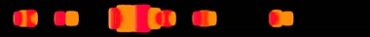 红色光点闪烁动态变化黑屏抠像视频素材