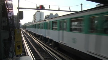 城市轨道列车火车视频素材