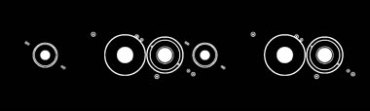 动态圆圈圆周圆形黑屏抠像特效视频素材