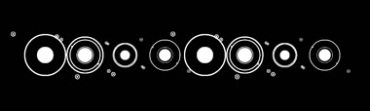 动态圆圈圆周圆形黑屏抠像特效视频素材