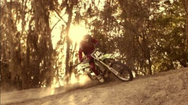 越野摩托车漂移极限运动视频素材