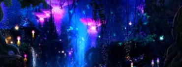 海底水母荧光意境唯美丛林梦幻场景视频素材
