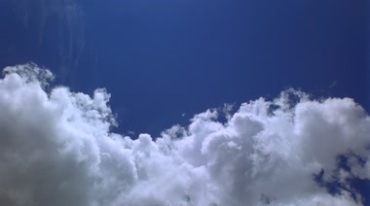 天空蓝天白云移动动画延时摄影视频素材