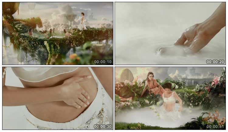天堂牛奶浴场美女花园广告宣传视频素材