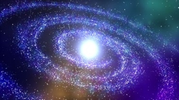 动感梦幻银河系星云视频素材