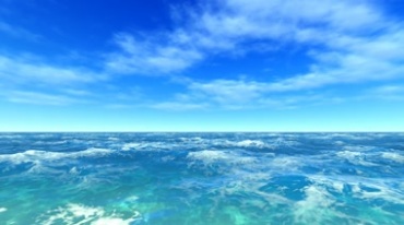 蔚蓝色大海宽广海面海洋视频素材