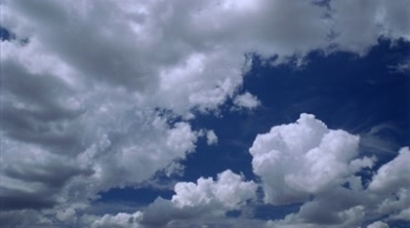 蓝天白云飘移快速延时摄影视频素材