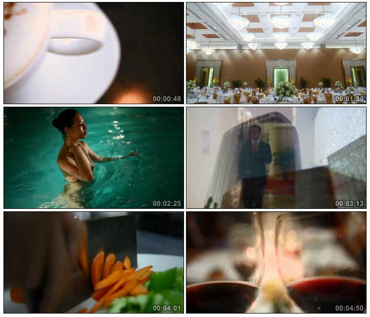 国际酒店豪华餐厅厨师厨房商务水疗健身美容休闲视频素材