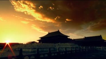 北京紫禁城长城天坛名胜古迹景点风光视频素材