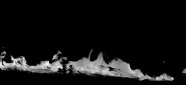 火势蔓延火焰燃烧黑白抠像特效视频素材