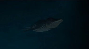 深海恐龙海底恐龙视频素材