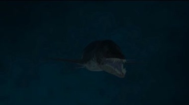 深海恐龙海底恐龙视频素材