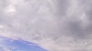 蓝天云层云团云雾飘移视频素材