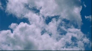 蓝天白云云层幻变视频素材