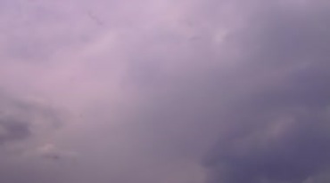 天空厚厚的云层云雾飘过视频素材