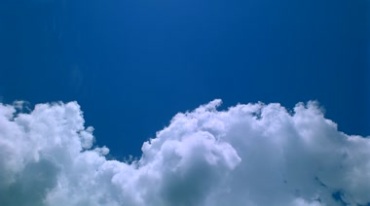 蓝天白云晴空万里云层变幻视频素材