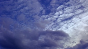 蓝色天空白云快速移动视频素材