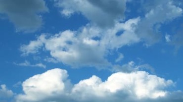蓝天白云云层变幻延时摄影视频素材