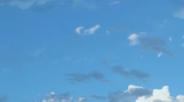 蓝天白云云层变幻延时摄影视频素材
