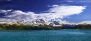 天域青藏高原雪山天空西藏视频素材