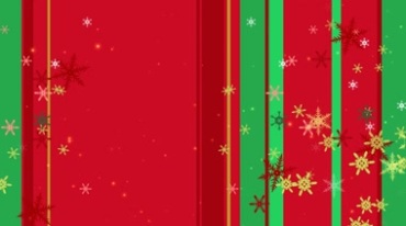 雪花粒子竖条纹红色圣诞背景视频素材