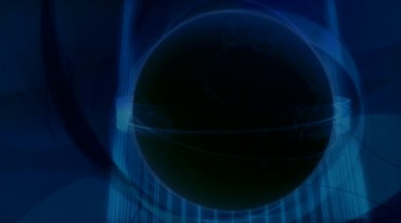球体月球炫光转动动态背景视频素材