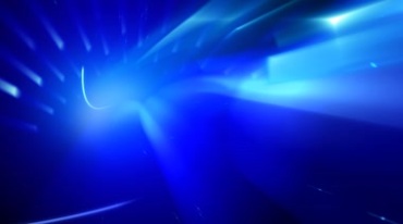 蓝色光线流光线条动态粒子光效背景视频素材
