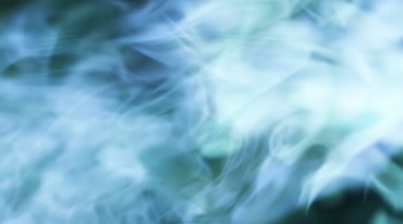 蓝色烟雾青烟缭绕交织流动视频素材
