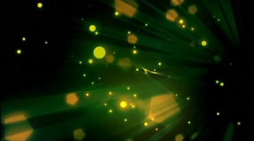 绿色光斑炫光粒子光线特效视频素材