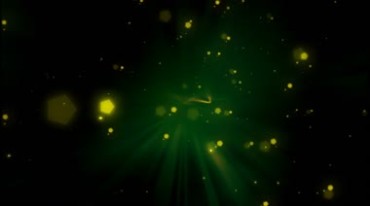 绿色炫光极品粒子光效视频素材