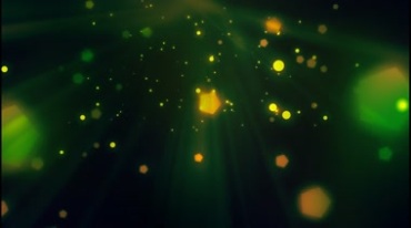 绿色光线光斑炫光粒子动态背景视频素材