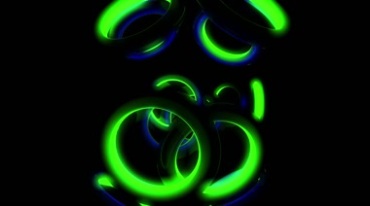 绿色炫光荧光动感运动闪动特效视频素材