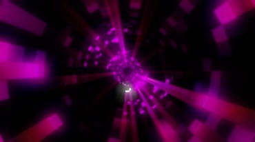 紫色炫光推进舞台背景视频素材