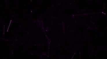 星空夜空中紫色线条粒子光线特效视频素材