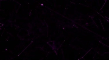 星空夜空中紫色线条粒子光线特效视频素材