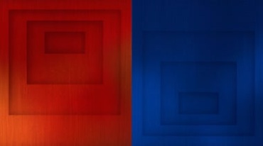 红蓝色方形方块木纹放大移动背景视频素材