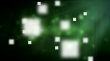 绿色方块光线光效动态背景视频素材