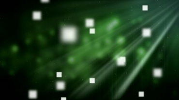 绿色方块光线光效动态背景视频素材