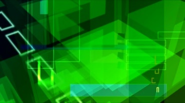 绿色方块动态移动炫光闪烁灯效背景视频素材