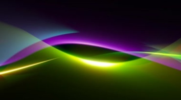 彩色光线光条流动炫光特效视频素材